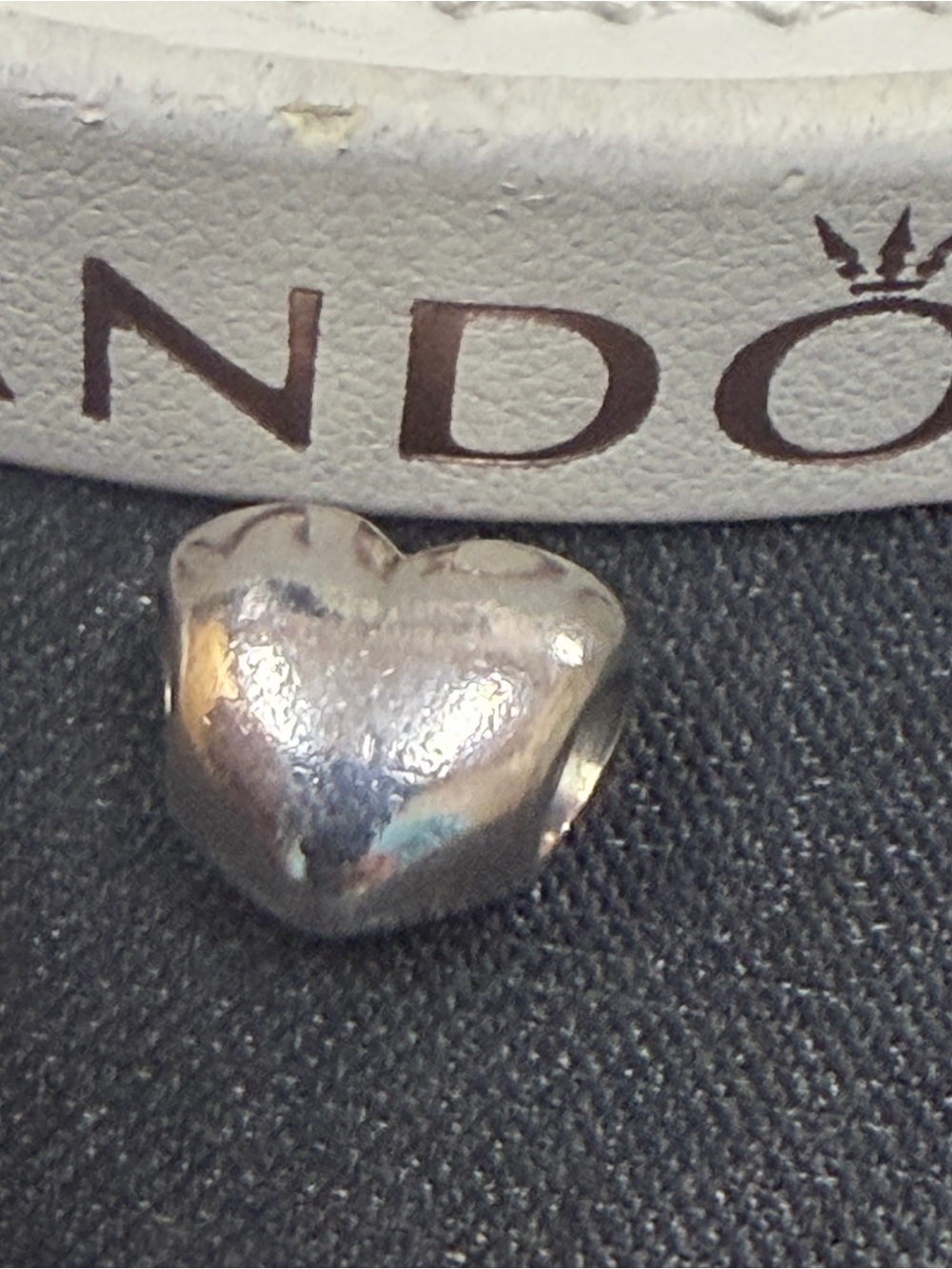 Authentic Pandora Silver Heart Charm